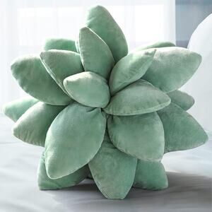 OtNiap 3D Plant Pillow Plush Cacus Cushion 17.7in New